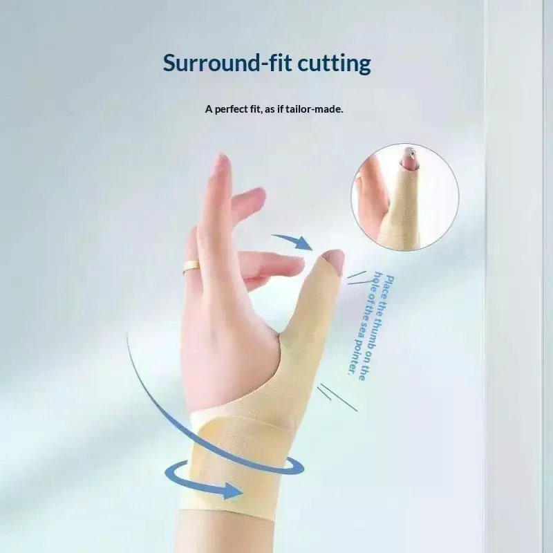 Thumb Sleeves Wrist Support Breathable Hand Brace High Elastic Soft Thumb Compression Sleeve Protector For Tendoniti