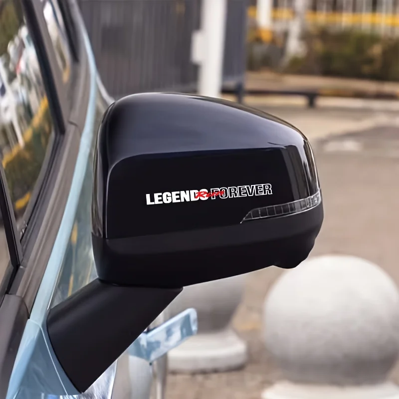 1 Set Legend Forever Wiper Stickers, Waterproof Vinyl for Car Wiper, Window & Bumper, Racing Style