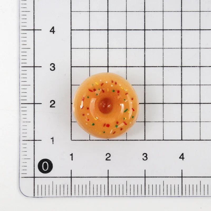 10/100pcs 3D Mini Kawaii Resin Cake Bread Parts Dollhouse Decor Figures Scrapbook Supplies Flatback Pendant Accessories Miniatur