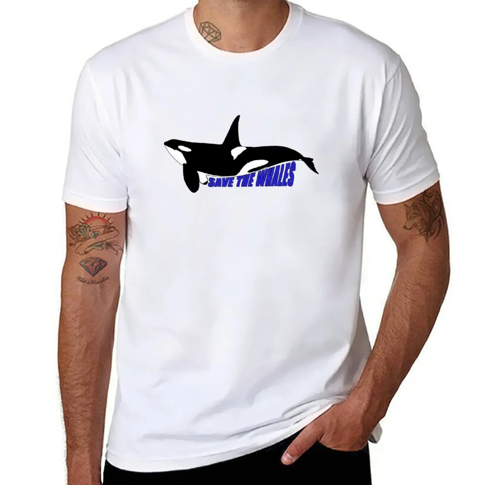

save the whales T-Shirt essential t shirt cotton t shirts high quality T-Shirt