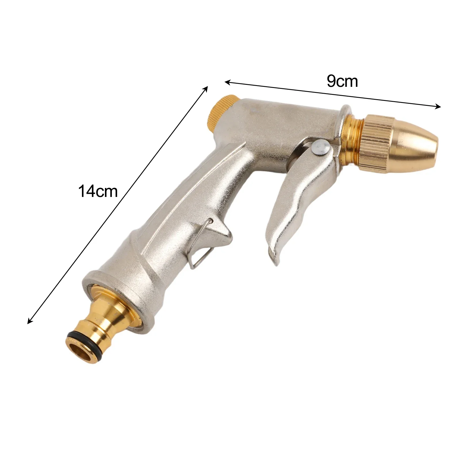 User Friendly Garden Hose Sprayer High Pressure Spray 26.5*14cm Garden Hose Nozzle Rust Resistant Ergonomic Grip