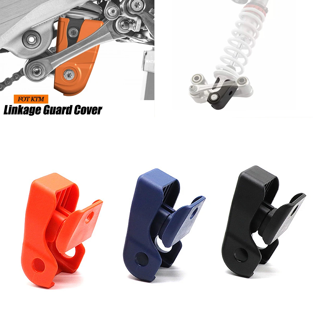 For KTM  XC XCF SX SXF Husqvarna FE FX TE TX TC 125-500 Dirt Bike Linkage Guard Cover Shock Linkage Absorber Protector 2015-2021