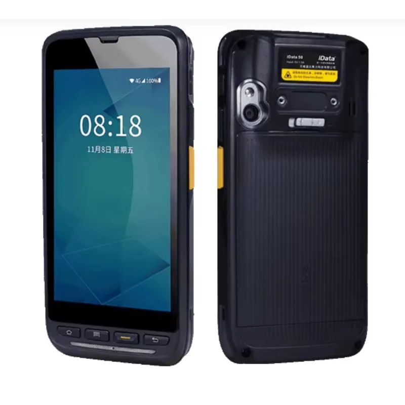 ماسح الباركود المحمول IData 50P PDA شاشة كبيرة للكمبيوتر المحمول 4G/ ثنائي النطاق واي فاي أندرويد 9.0/ أندرويد 11.0 #1