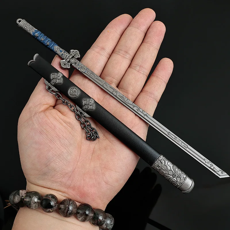 22 cm Cangyuan Diagramm Anime Waffe Modell Meng Chuan Tang Horizontale Messer Figur Dekorationen Katana Samurai Messer Spielzeug Schwert Geschenk