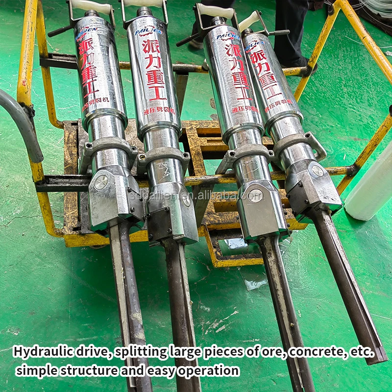 Hydraulic Rock Splitter for  Concrete Splitting Gun Mining Tunneling Demolition Construction Rock Breaking Rock Splitter