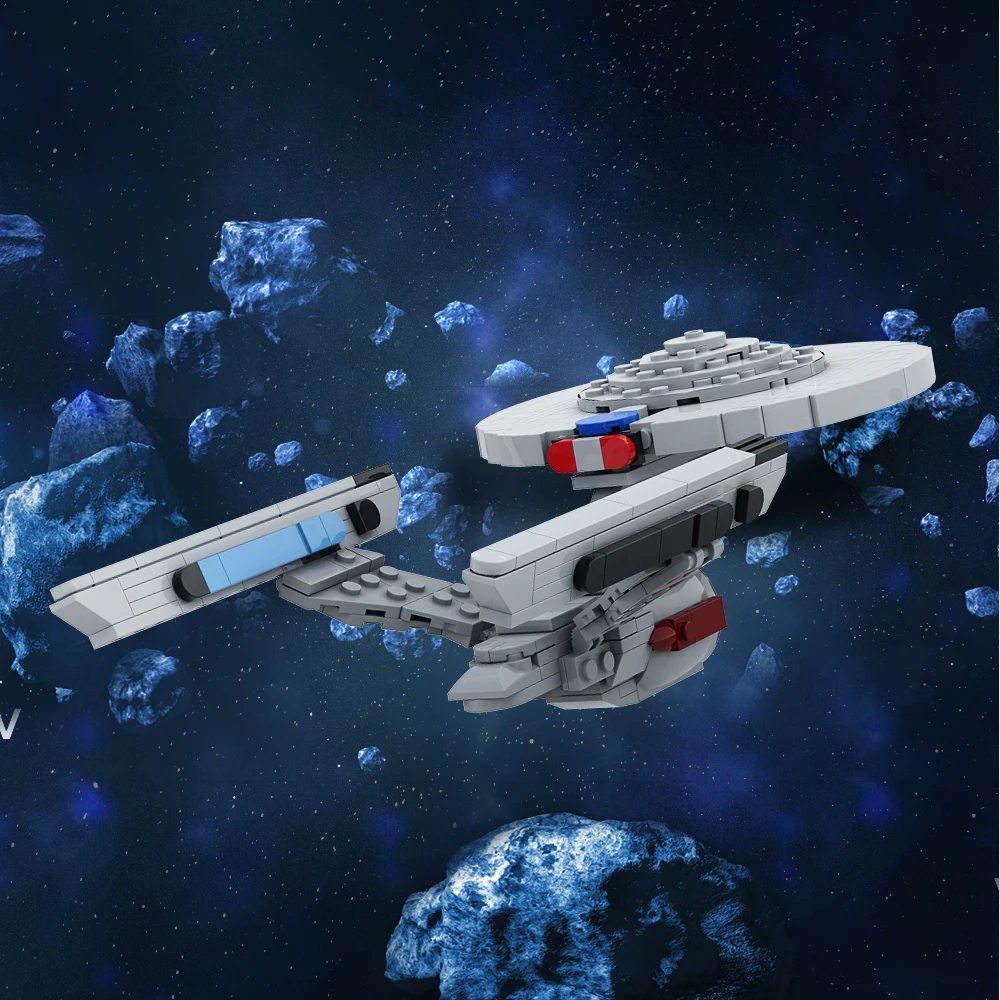 MOC Enterprise Starship Model Building Blocks Ship Series Model Building Blocks Puzzle Toys Children's Brick Toys Gifts