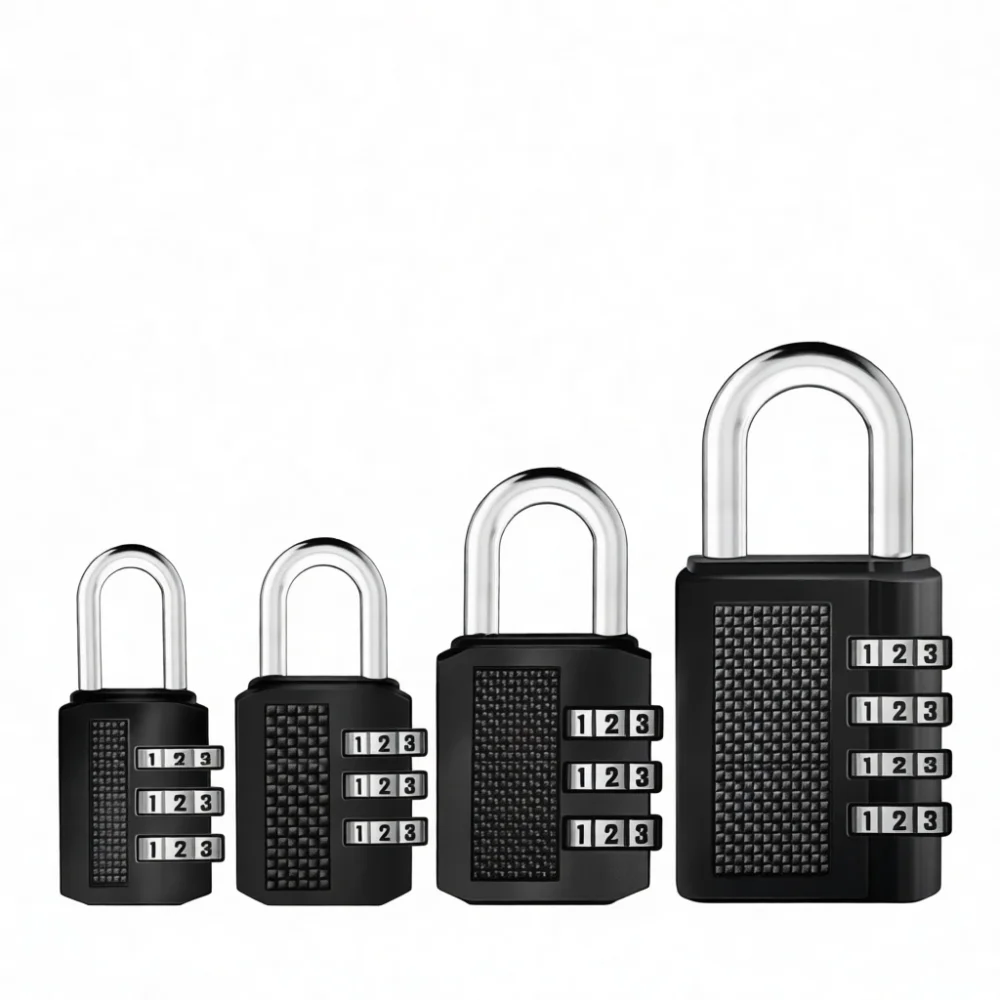 Heavy Duty Combination Padlock Waterproof Zinc Alloy Travel Suitcase Locker Security Lock Anti Theft Mechanical Tool