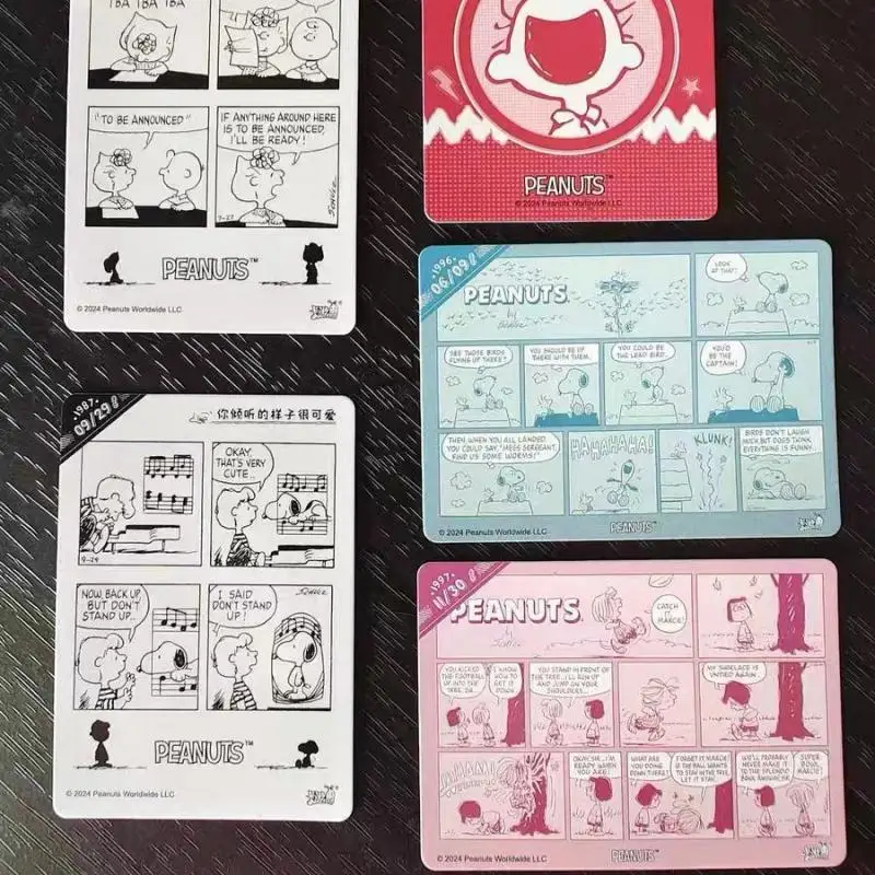 كايو سنوبي جمع بطاقة قانون واحد أصيلة أنيمي البضائع تشارلي براون الفول السوداني كاريكاتير بطاقة الألعاب حقيبة صندوق كامل الساخن