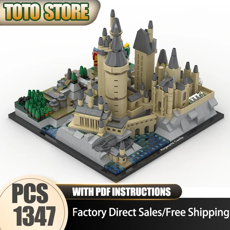 

Popular Movie Model Moc Building Bricks Castle Architecture Model Technology Modular Block Toys DIY Assembly Christmas Gifts
