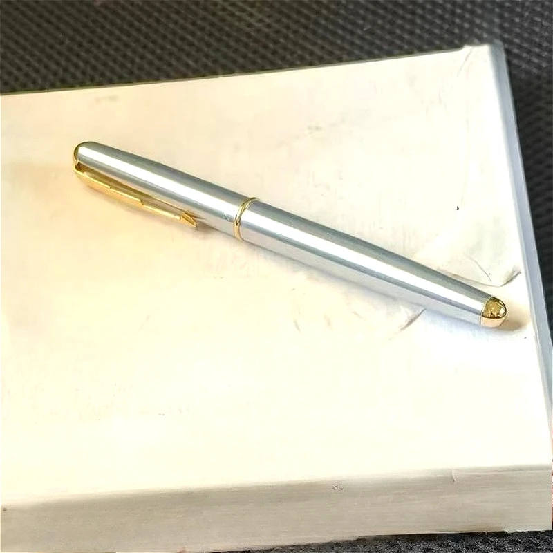 

Ручка Wingsung 601 Wingsung All-Steel Gold Clip Iridium, 1990-е годы, 0.5F, тонкий наконечник, для каллиграфии, канцелярские принадлежности, подарок