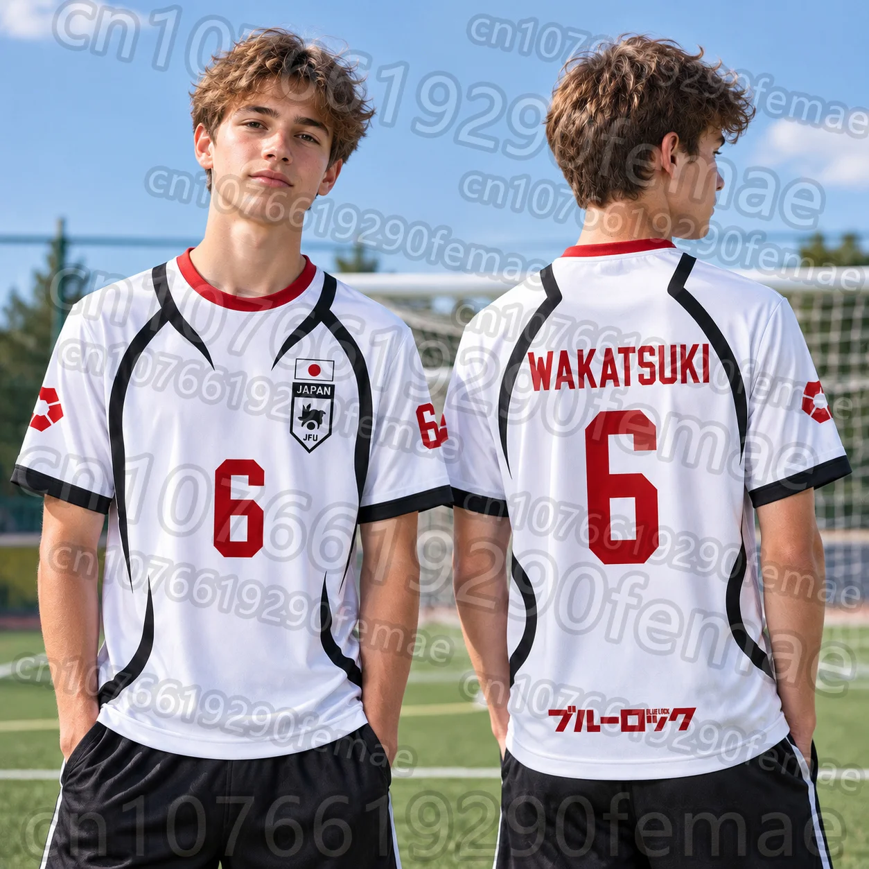 2026 Hot Sale BLUE LOCK Anime Merch Soccer Jersey, Men's Summer Name Number Sports Short Sleeve, Perfect Gift for Fans