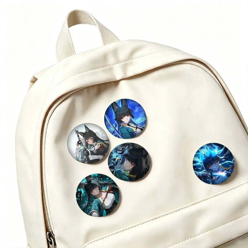H-Hoshimi Miyabi Zenless Zone Zero 25mm 32mm 44mm 58mm 75mm Brooches Badges Pins for Accessories Gift