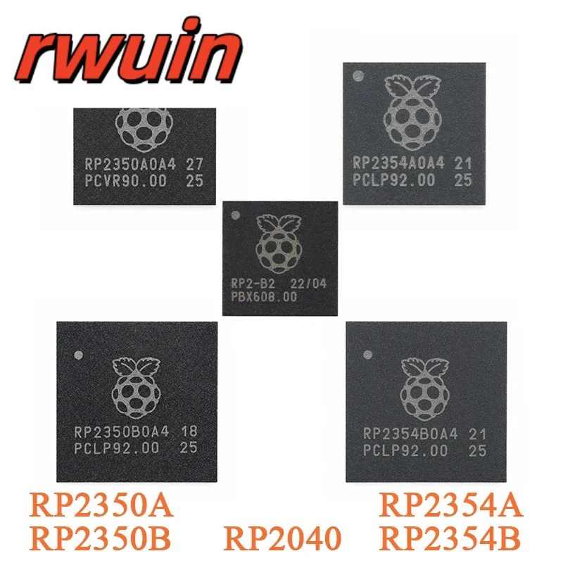 5PCS/1PC RP2350A RP2350B RP2354A RP2354B RP2040 Microcontroller Chip MCU IoT Control Main Controller