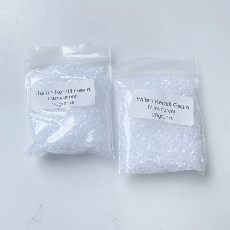 Italian Keratin Glue 20G 50G 100G Keratin Granules Grains Hair Extensions Glue Beads Transparent Glue
