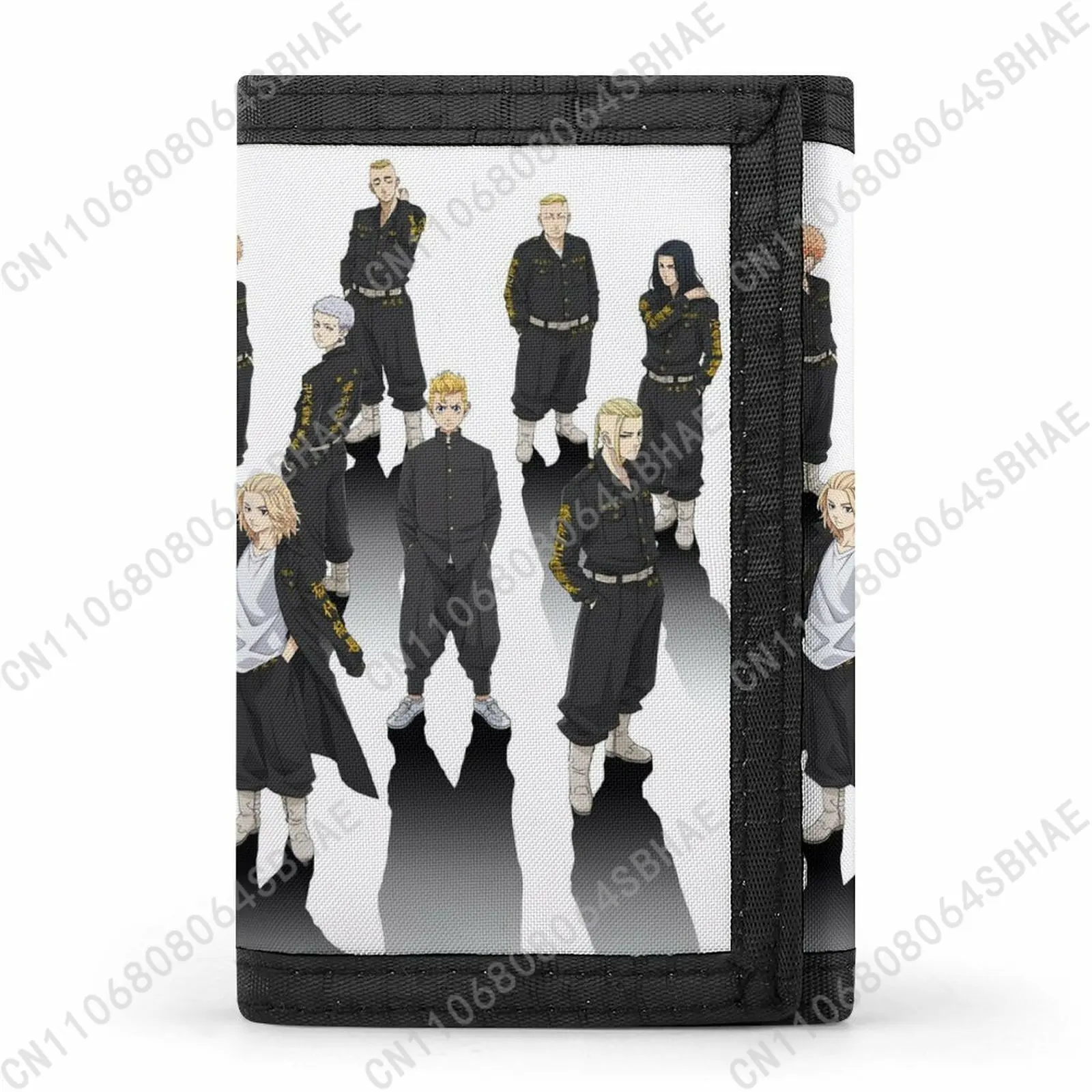 

Tokyo Revengers Trendy Tri Fold Wallet Teenage Girls Boys Slim 3 Fold Card Personalized Pattern Purse for School Daily Use