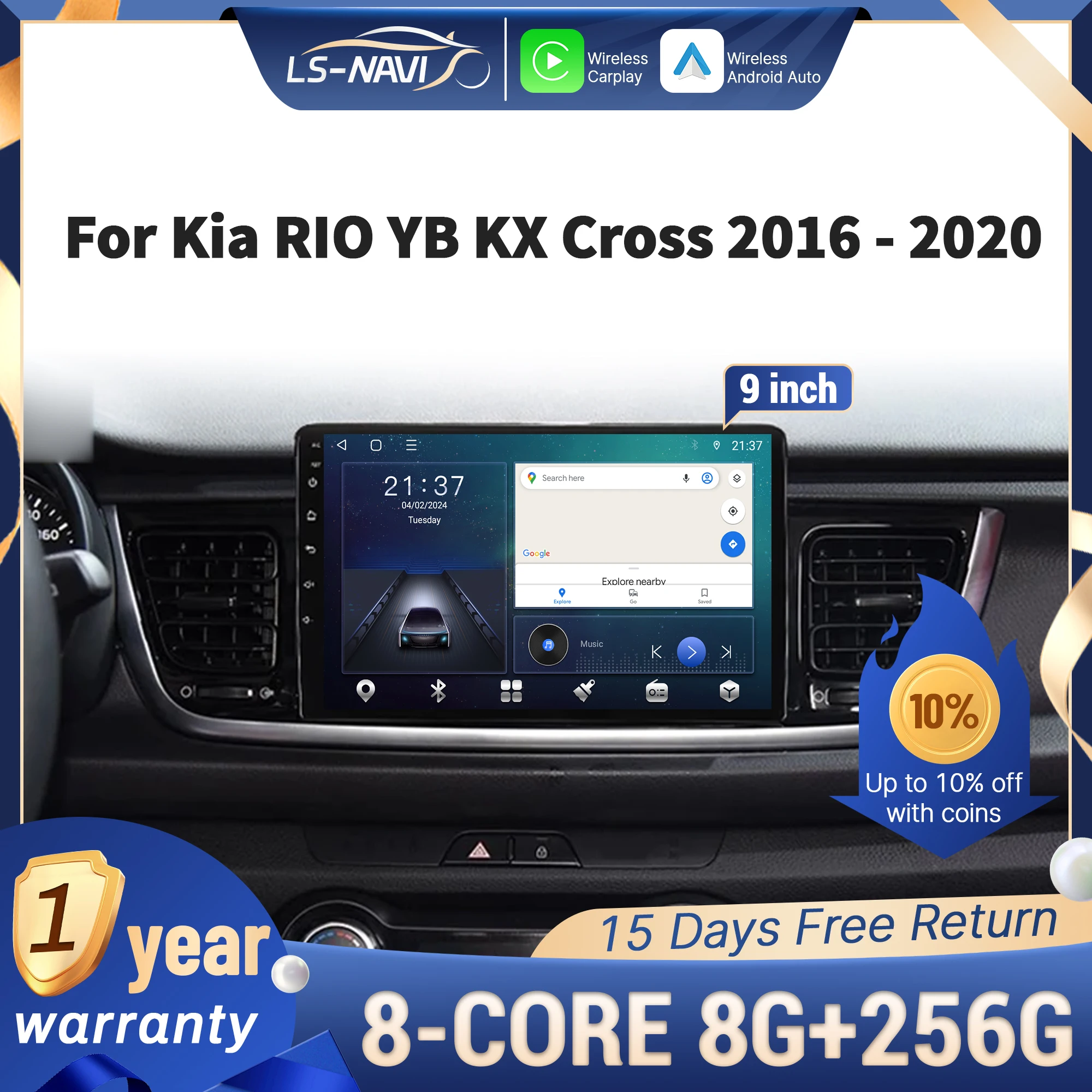 For Kia Rio Yb Kx C…