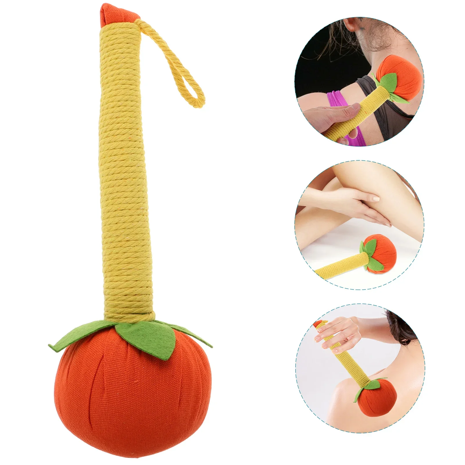 

Mugwort Massage Hammer Back Muscle Relaxation Ergonomic Manual Massager For Neck Back Household Massage Tool
