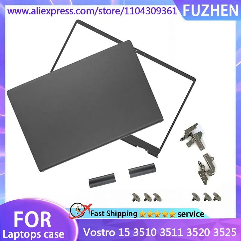 �y�Z�[�����zVostro 15 3510 3511 3520 3525 LCD�X�N���[���w�ʃJ�o�[�A�t�����g�x�[���q���W�A�g�b�v�P�[�X�q���W�J�o�[�A15.6�C���`�A�u���b�N