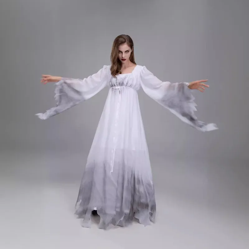 

New Zombie Costumes Horror Ghost Bride Performance Costumes Vampire Role-playing Masquerade Party Performance Costumes