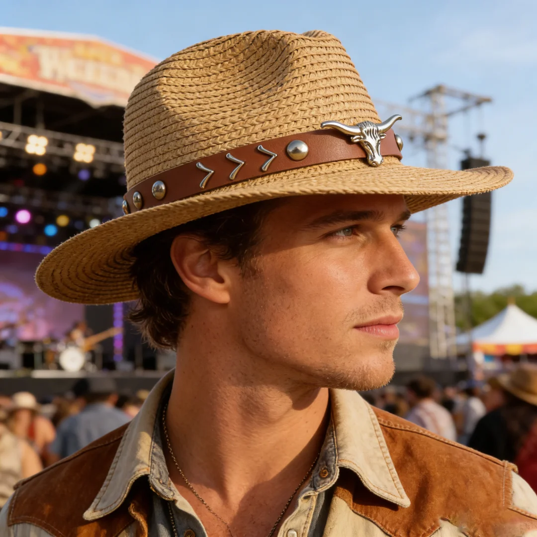 Cappello da Cowboy Vintage in  - Cowboy Hat Straw recensione e prezzo