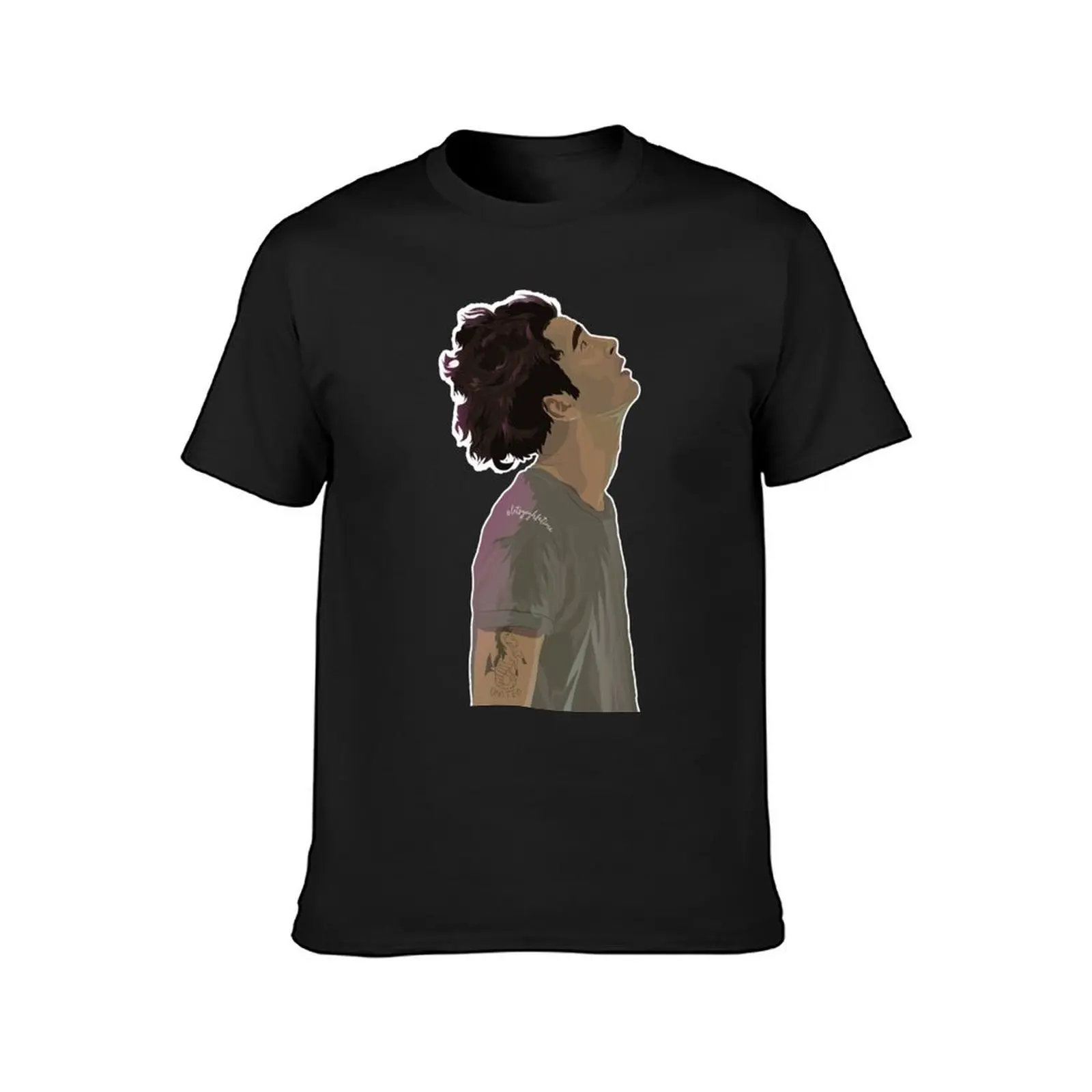 illustration of Matty Healy T-Shirt boys whites sports fans oversized men clothings