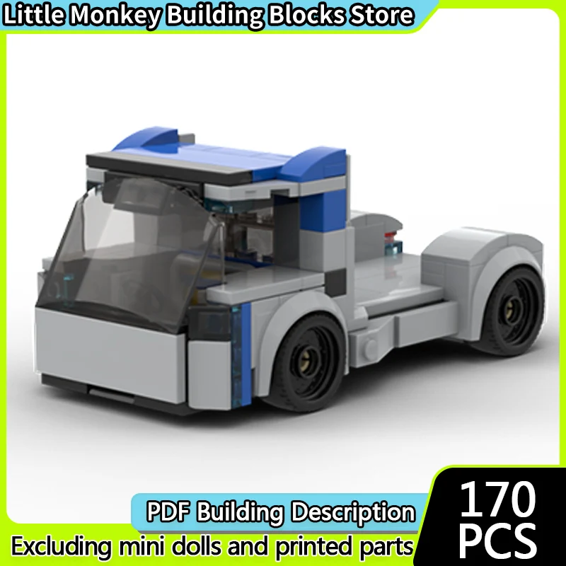 

Speed Racing Car Model MOC Building Bricks Classic Transport Truck Modular Technology Children Holiday Gifts Assemble Toys Suit