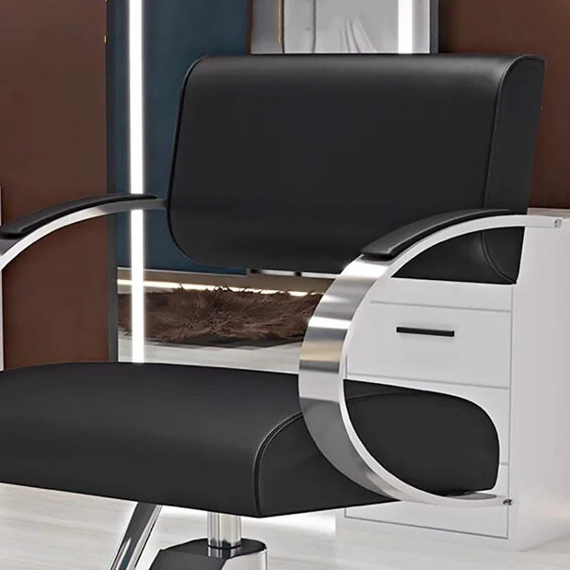 Premium Classic Barber Chair Adjustable Design Swivel Specialty Barber Chair Elegant Modern Cadeira Barbeiro Salon Furniture 3