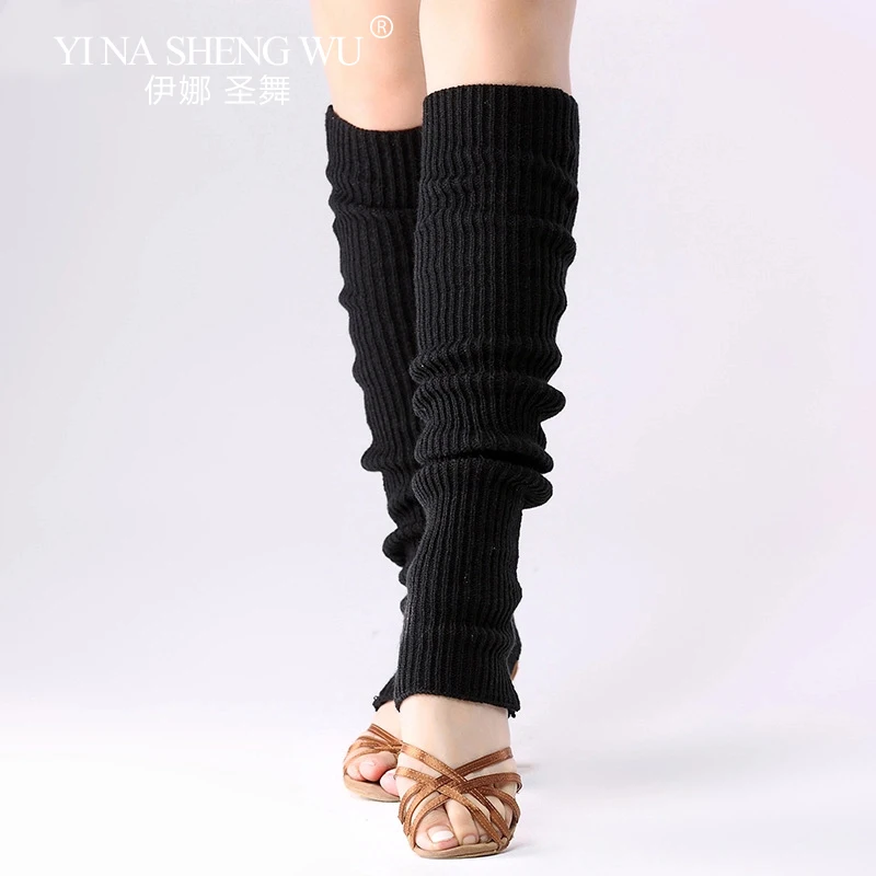 اكسسوارات الرقص اللاتينية لينة محبوك غطاء الساق غطاء الجسم اليوغا الجوارب الرقص الشرقي طماق تشا تشا رومبا الرقص ممارسة الساق الجوارب