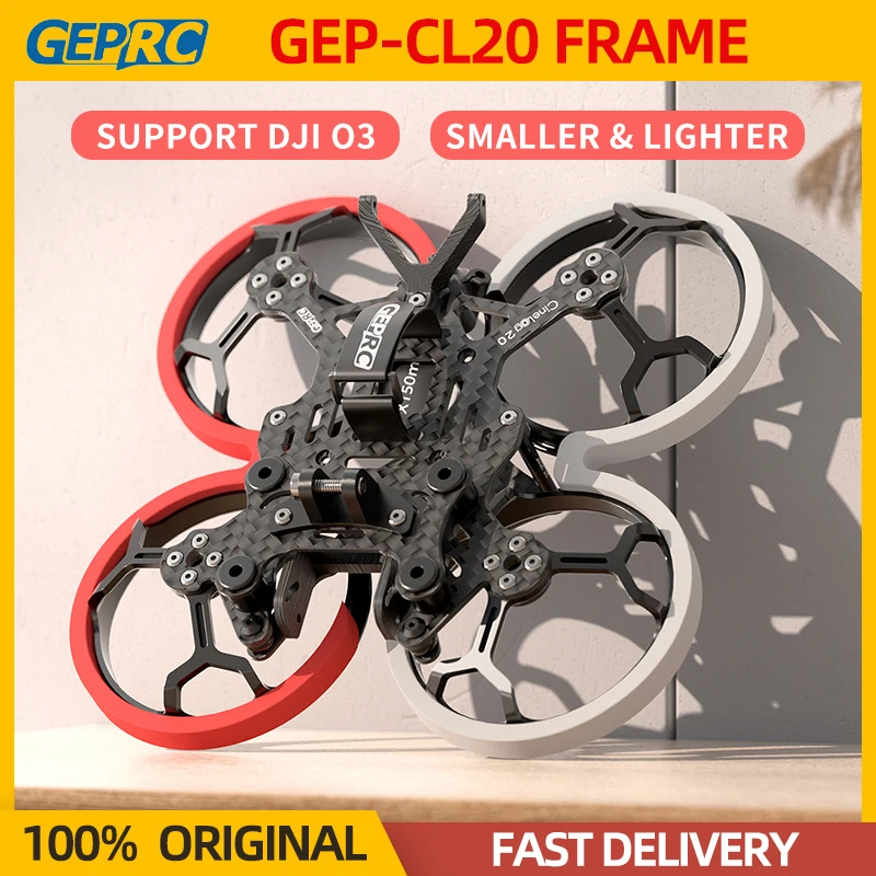 GEPRC GEP-CL20 CineLog 20 Drone Frame KIT Support O3 Air Unit 100mm Wheelbase For RC FPV Racing Drone Quadcopter Cinewhoop Frame