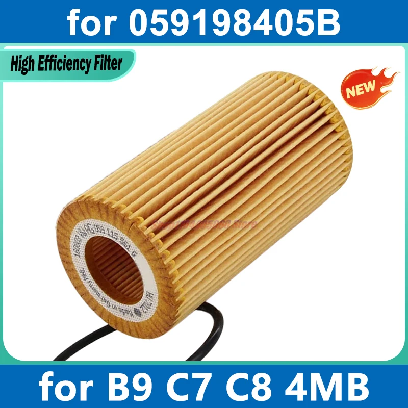 Для B9 8W2 8W5 F53 C7 4G2 4G5 C8 4A2 4A5 4GA D5 4N2 FYB 4MB 4MN Двигатель 3.0D 2014~ Автомобильный масляный фильтр 059198405B
