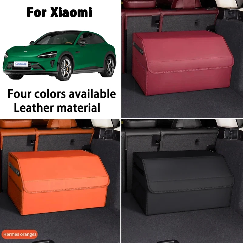 

Suitable for Xiaomi SU7 Trunk Double-layer Storage Box, Car Storage Box, Interior Clutter Collection Storage Box and Accessories