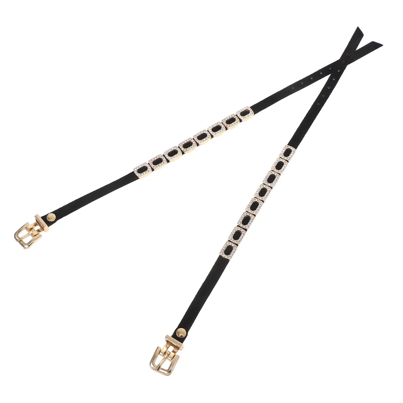 

1Pair High Heels Shoe Band Anti Drop Strap Fastening Buckle Pumps Detachable Footwear Chains for Women Fashion Heel Accessories