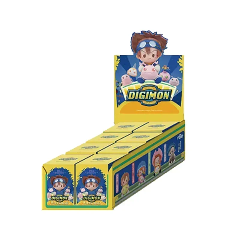 Digimon Adventure 01 Sit In Rows Yagami Taichi Ishida Yamato Anime Action Figures Blind Box Collection Model Toy Gift