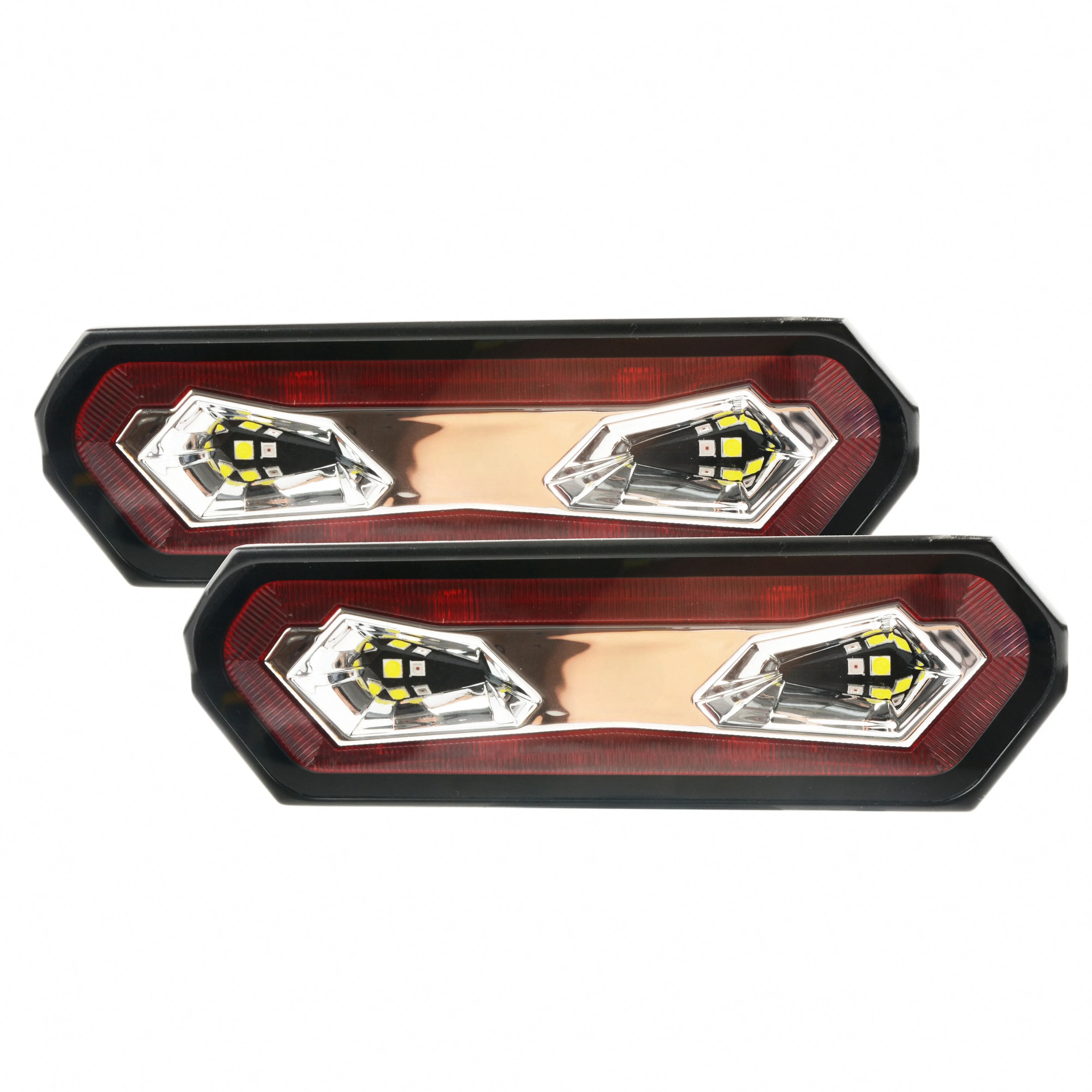 Led Tail Light Kit with Mounting Bracket for J-eep ATV UTV LED UTV Brake Tail Light BLUE Chase 1000R 1000 Polaris RZR