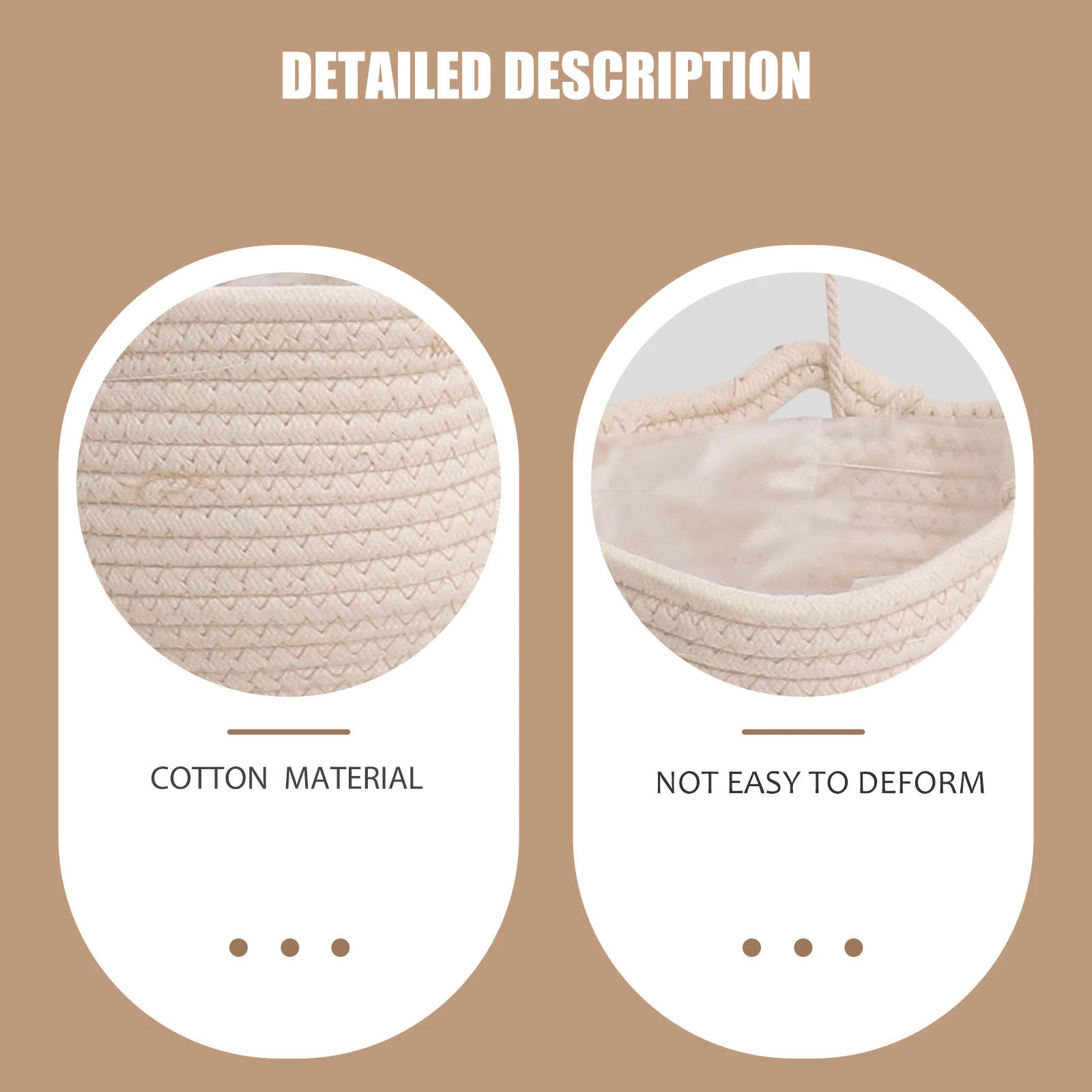 

Hanging Basket Cotton Rope Flowerpot Holder Decor Wedding Party Proposal Banquet Holiday Garden Hanging Plant Pot