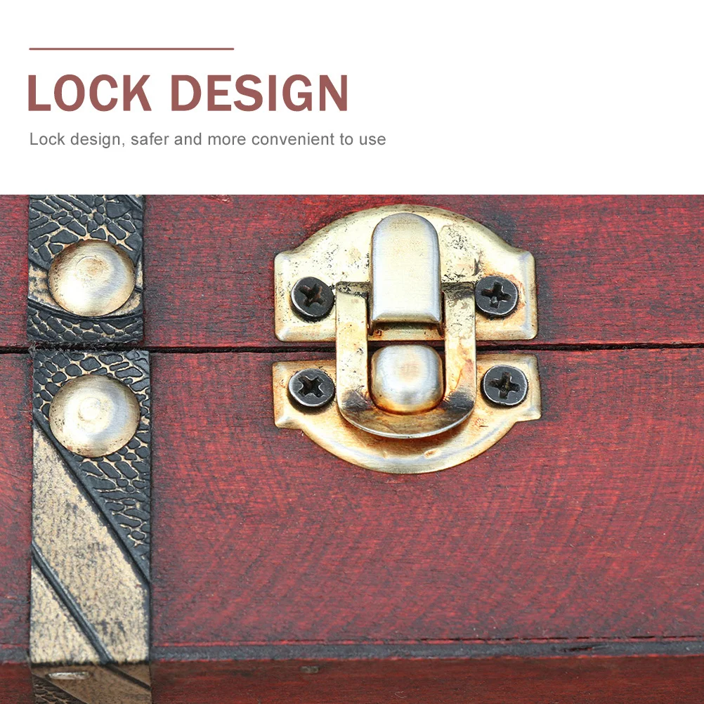 1 قطعة صندوق مجوهرات خمر منظم خشبي للخواتم القلائد أقراط أساور حقيبة للتخزين أشتات منزلية حارس هدية