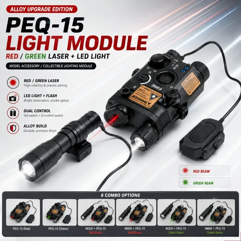M300A M600C Matching Alloy Light Unit Dual‑Mode Tail Operated Beam Accessory