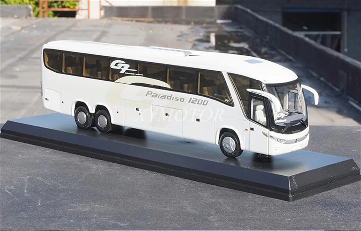

1:42 G7 Marcopolo paradiso 1200 Metal Diecast Car Model Bus White Toys Gifts