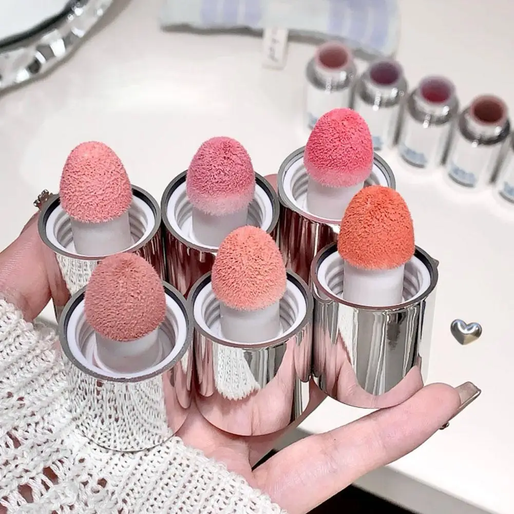 Sponge Brush Head Liquid Blush Natural Lasting Breathable Moisturize Brighten Cheek Makeup Contour Blusher Face J3U2
