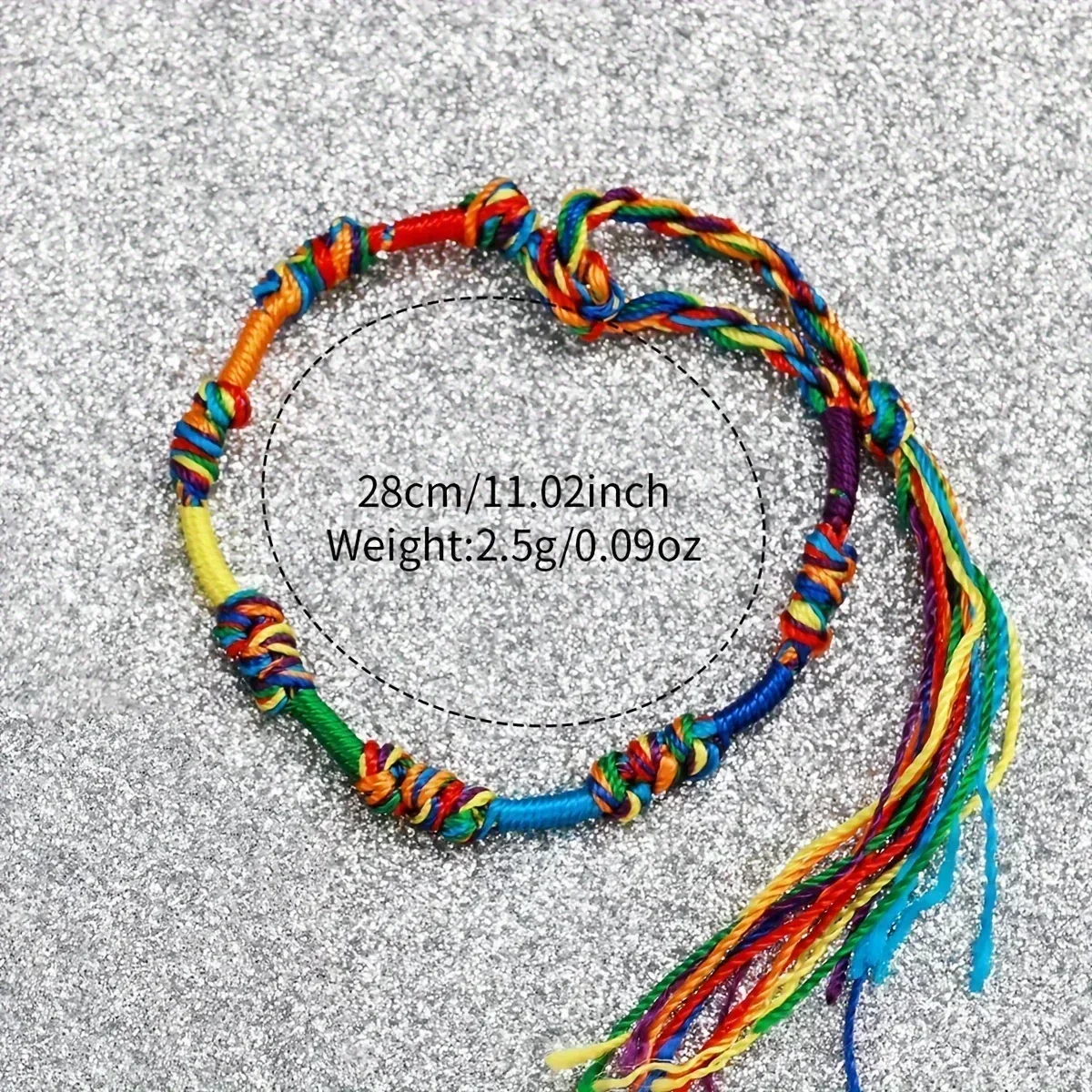 Ethnic Style Ladies Quartz Watch Colorful Cork Strap Matching Rainbow Tassel Bracelet Student Casual Jewelry Set - view 6