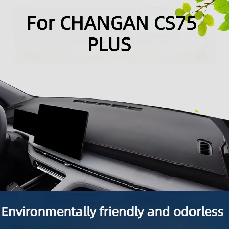 

Dashboard Sunshade Mat For CHANGAN CS75 PLUS Accessories 2026/2025 Microfiber Leather Silicone Non-Slip Sun Protection 2024