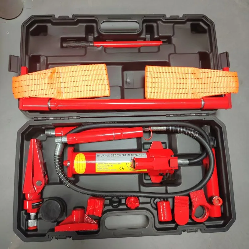 Split‑Type Jack Car Body Dent Sheet Metal Reshaping Repair Tool with Extended Jack Head and Pulling Row