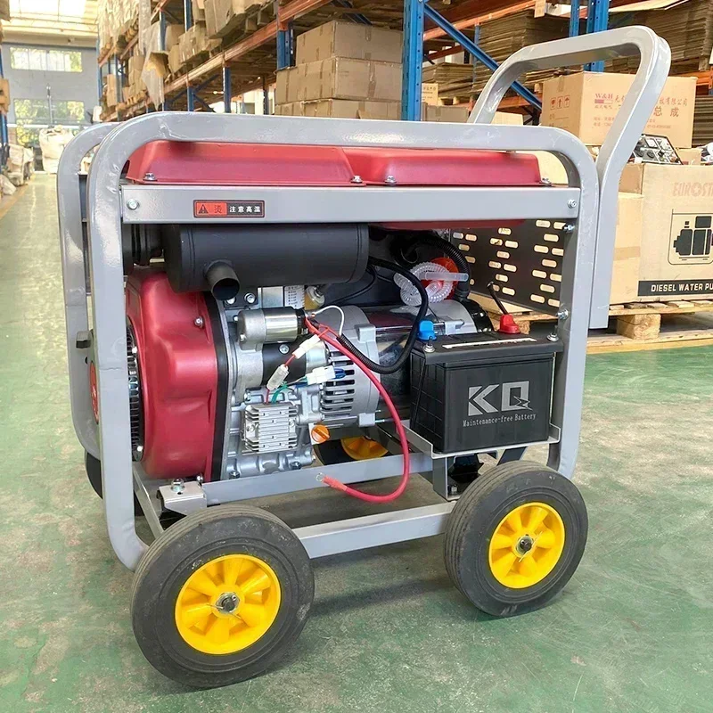 ポータブル単相および三相発電機,低燃料消費,3kw,5 kw6 kw7 kw8 kw, 220v,380v