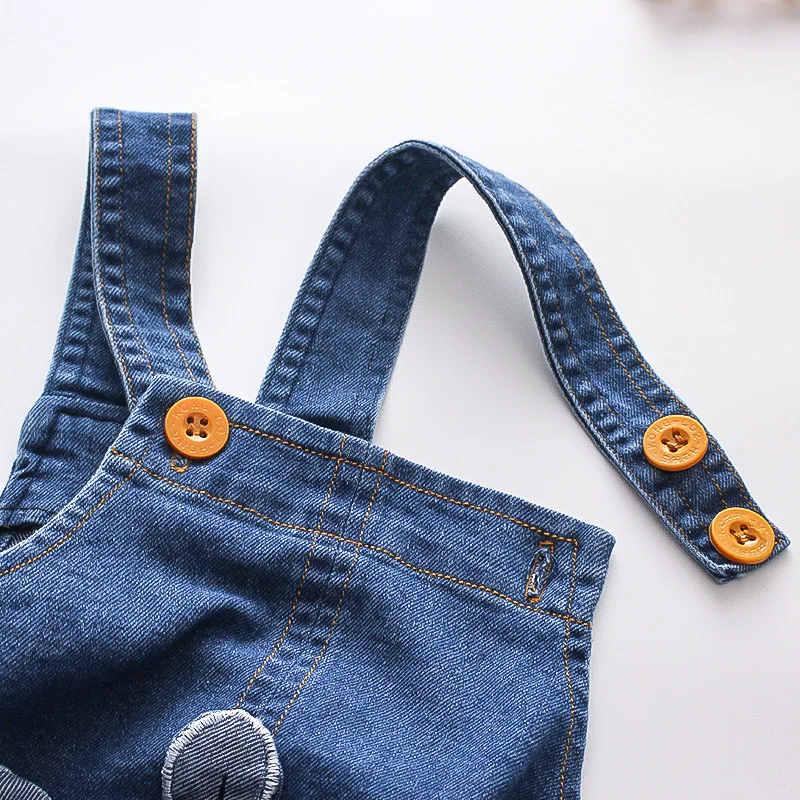 IENENS Infant Rompers Jumpsuits Baby Denim One-pieces Toddler Clothing 0-24 Months Boy Girl Overalls Kids Dungarees Clothes