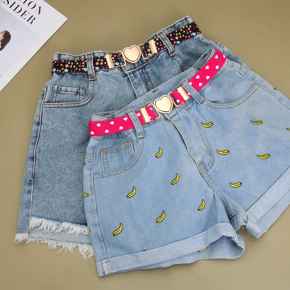 Elastischer, verstellbarer Stretch-Herzgürtel für Mädchen, elastische Gürtel, Kleider-Taillengürtel