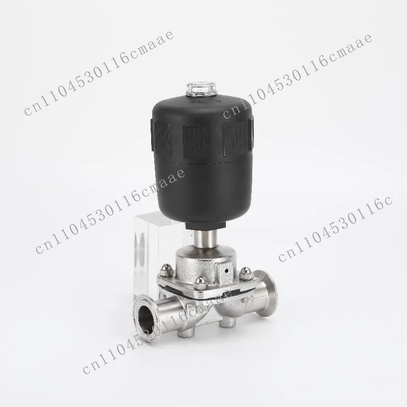Hydraulic Angle Diaphragm Valve Sanitary Gamma Type Customizable OEM for Beer Beverage Food Industries Normal Temperature
