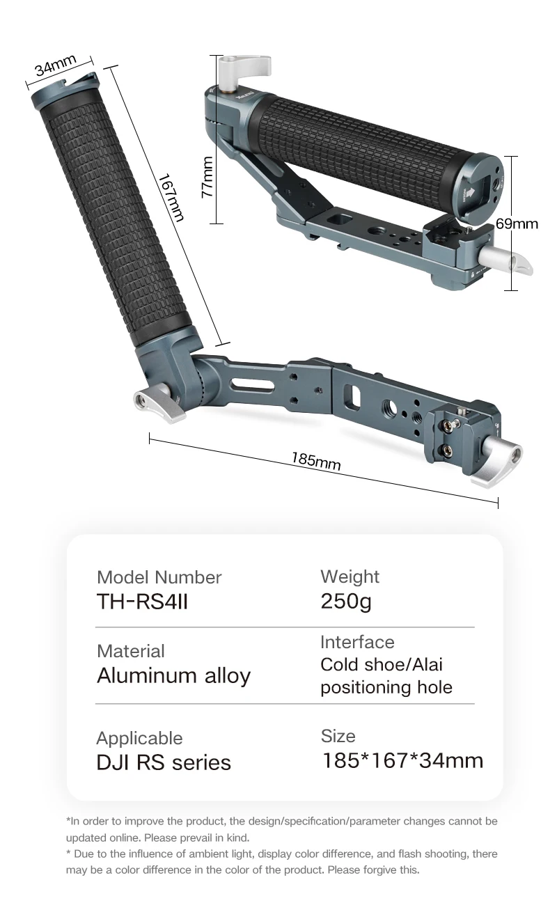 Universalgelenk-Sling-Griff mit NATO-Klemme, Kaltschuhhalterung für DJI RSC2/RS3/RS3 Mini/RS3 PRO/RS4/RS4 PRO Handstabilisator – Detail 13