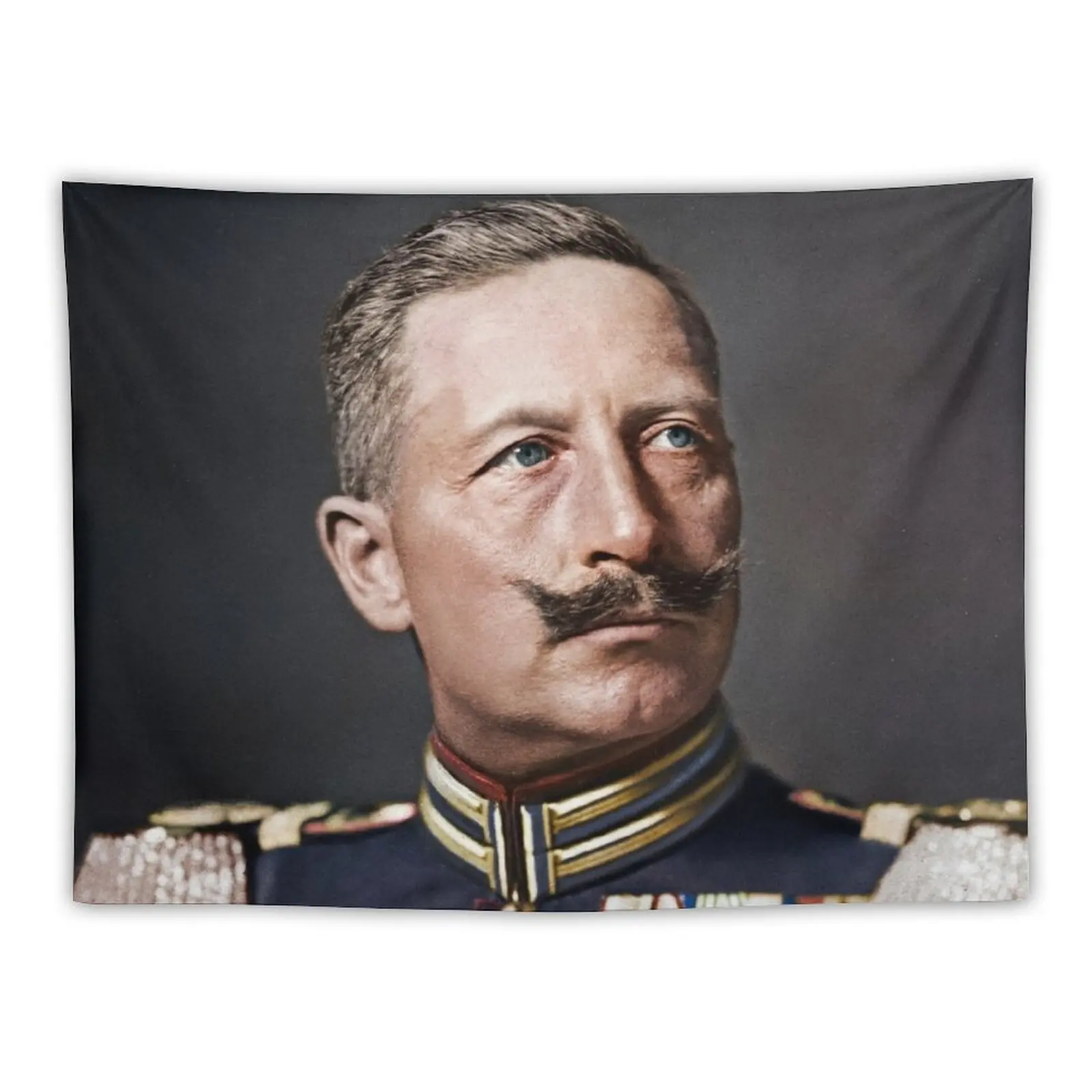 

Kaiser Wilhelm II, 1908 colorized Tapestry Tapestries Room Decoration Korean Style Bedroom Decor Aesthetic Wall Decor