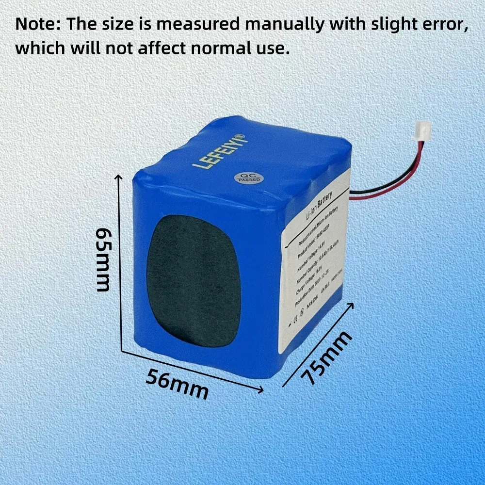 18650 4S3P 14.8V 10.5Ah Rechargeable Lithium-ion Battery Pack for Night Fishing Lamp Heater Miner's Lamp Amplifier Etc