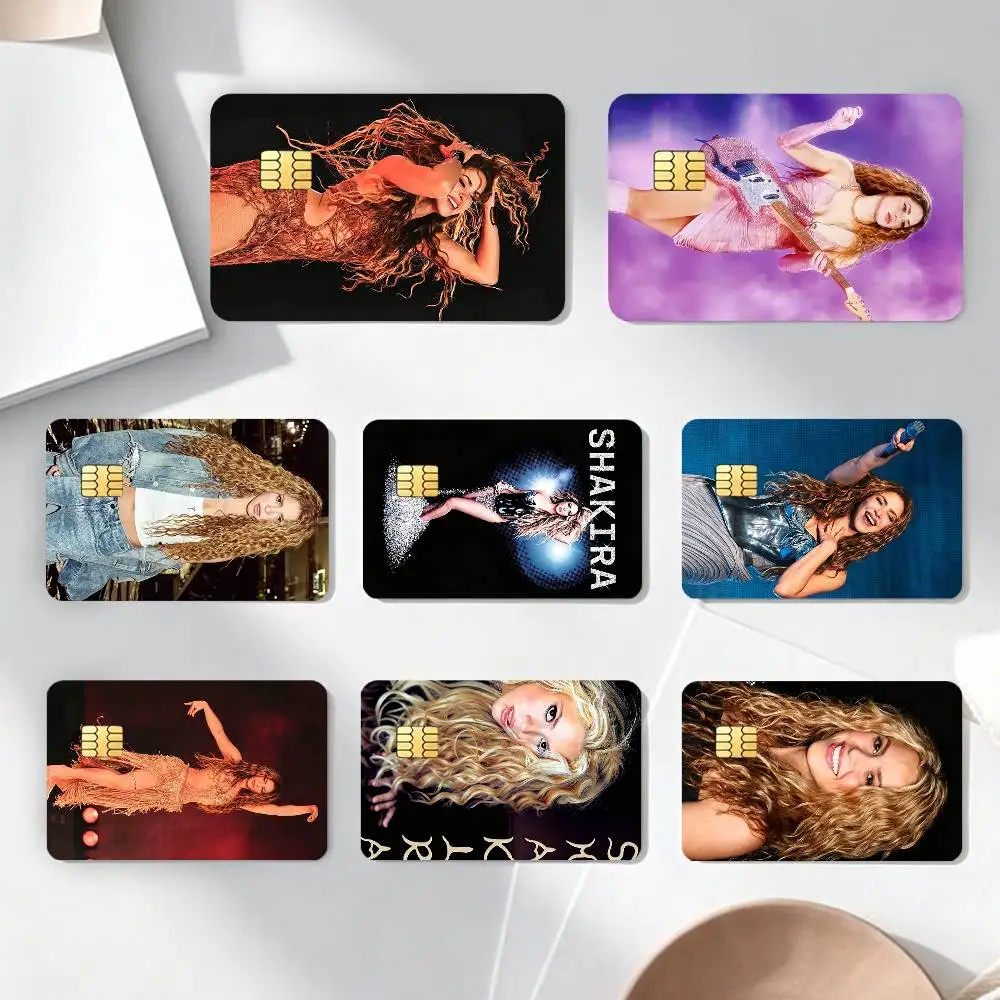 

C-Colombian National Diva S-ShakiraStickers CreditDebit Card Film Skin Sticker Credit Card Skin Stickers For Bank Card Bus Metro